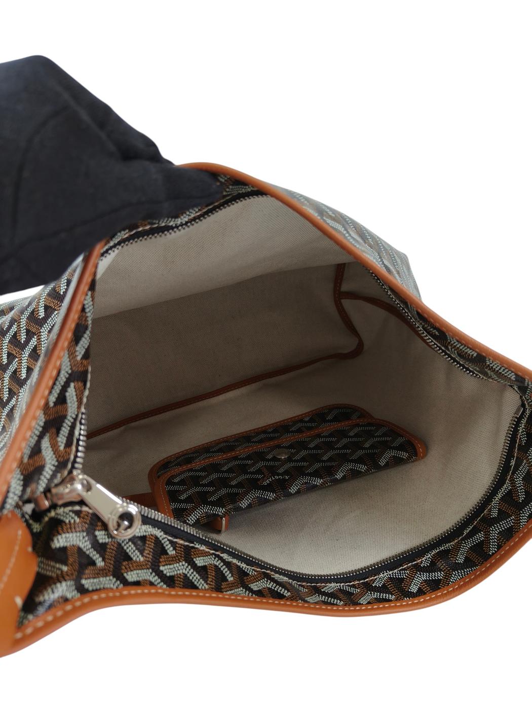 GOYARD ゴヤール ボエムホーボー ショルダーバッグ ブラック×ブラウン 管理番号：11358
