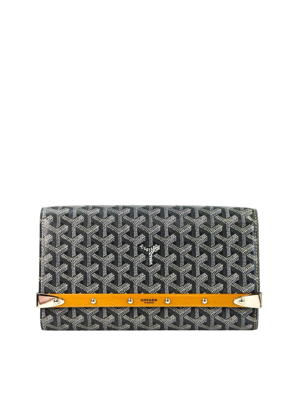 GOYARD ゴヤール モンテカルロ PM 2way クラッチバッグ ショルダー グレー 管理番号：11364