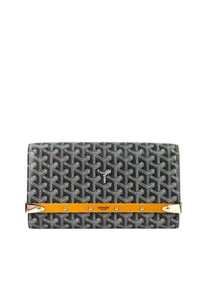 GOYARD ゴヤール モンテカルロ PM 2way クラッチバッグ ショルダー グレー 管理番号：11364