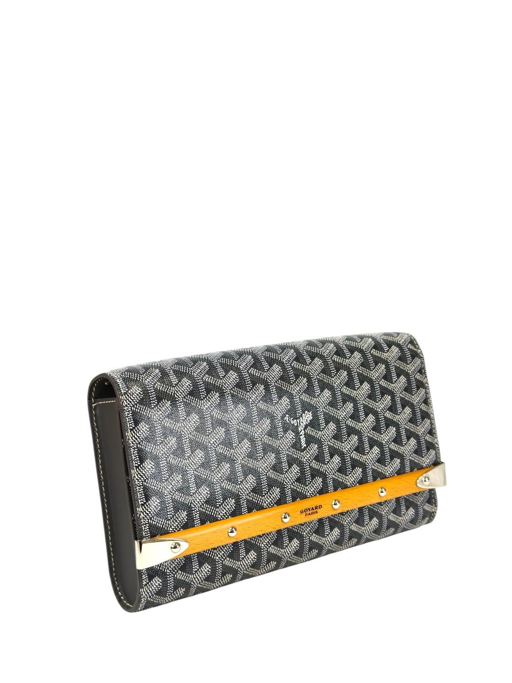 GOYARD ゴヤール モンテカルロ PM 2way クラッチバッグ ショルダー グレー 管理番号：11364