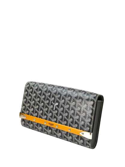 GOYARD ゴヤール モンテカルロ PM 2way クラッチバッグ ショルダー グレー 管理番号：11364