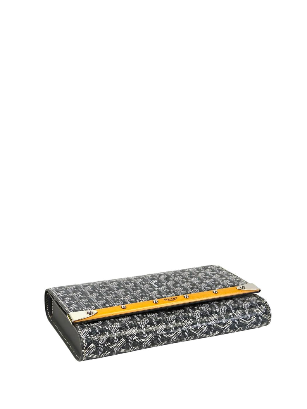 GOYARD ゴヤール モンテカルロ PM 2way クラッチバッグ ショルダー グレー 管理番号：11364