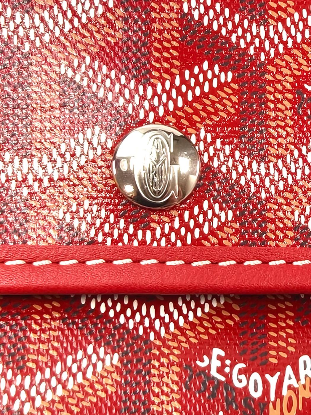 GOYARD ゴヤール アンジュ トートバッグ ミニポーチ付き トートバッグ レッド 管理番号：11487