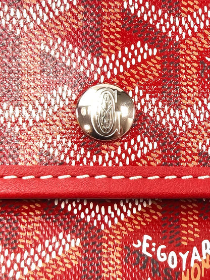GOYARD ゴヤール アンジュ トートバッグ ミニポーチ付き トートバッグ レッド 管理番号：11487