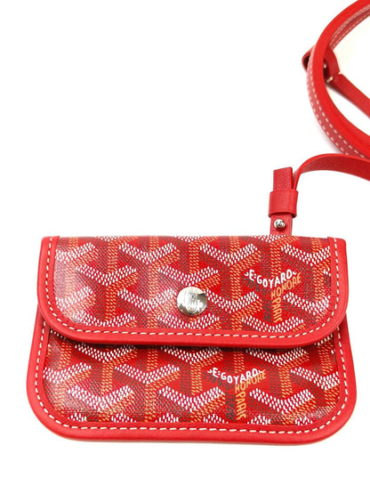 GOYARD ゴヤール アンジュ トートバッグ ミニポーチ付き トートバッグ レッド 管理番号：11487