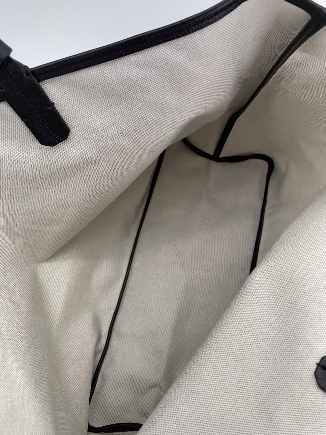 GOYARD ゴヤール サンルイ PM ブラック トートバッグ ヘリンボーン柄 レザー 管理番号：9056