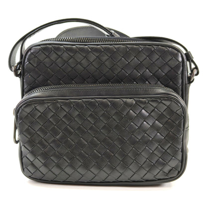 BOTTEGA VENETA Intrecciato Shoulder Bag Black Ref. No.: 10642