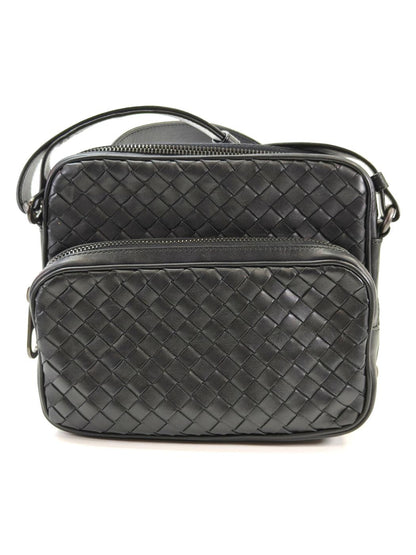 BOTTEGA VENETA Intrecciato Shoulder Bag Black Ref. No.: 10642