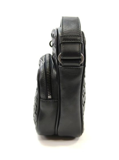 BOTTEGA VENETA Intrecciato Shoulder Bag Black Ref. No.: 10642