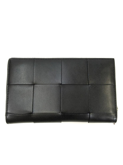 BOBOTTEGA VENETA ボッテガ カセット ジップアラウンドウォレット 長財布 ブラック 管理番号：10968