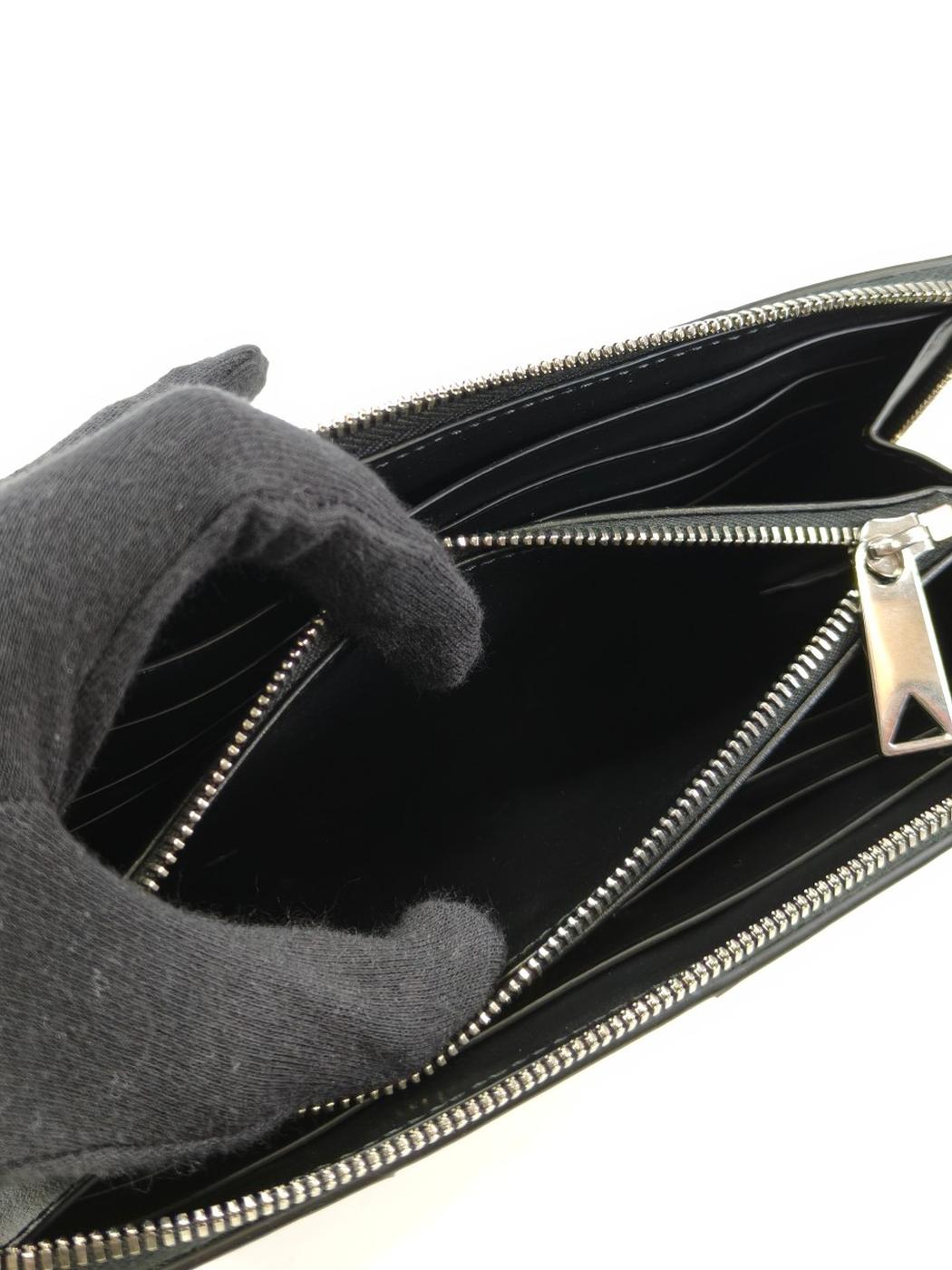BOBOTTEGA VENETA ボッテガ カセット ジップアラウンドウォレット 長財布 ブラック 管理番号：10968