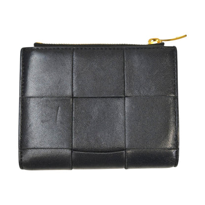 BOTTEGA VENETA ボッテガヴェネタ カセット 二つ折財布 ブラック 管理番号：11602