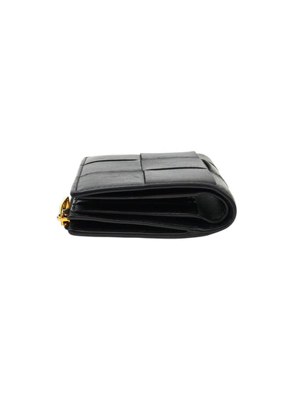 BOTTEGA VENETA ボッテガヴェネタ カセット 二つ折財布 ブラック 管理番号：11602