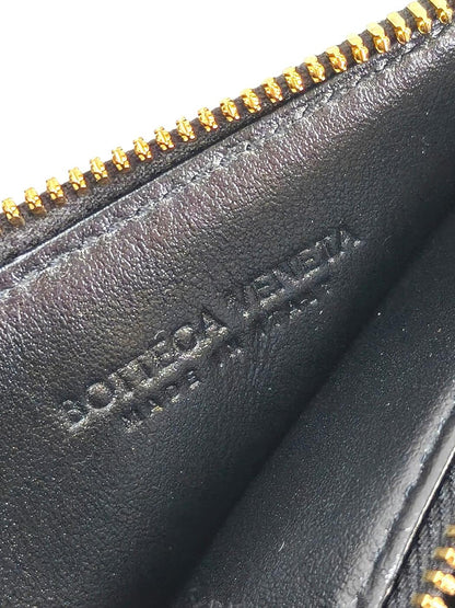 BOTTEGA VENETA ボッテガベネタ アンディアーモ ファスナー カードケース ブラック 管理番号：11639