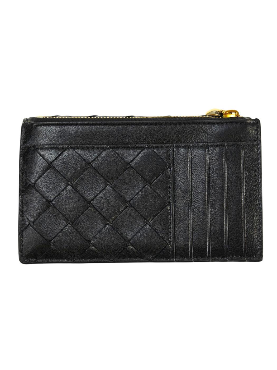 BOTTEGA VENETA ボッテガベネタ アンディアーモ ファスナー カードケース ブラック 管理番号：11639