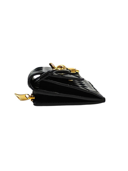 BOTTEGA VENETA ボッテガベネタ アンディアーモ ファスナー カードケース ブラック 管理番号：11639