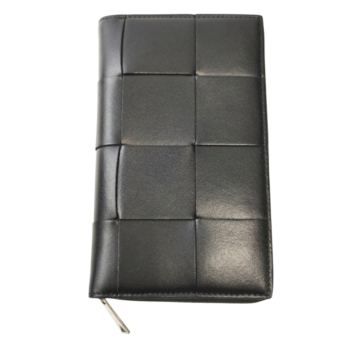 BOTTEGA VENETA Maxi Intrecciato Cassette Long Wallet Black Control Number: 11823