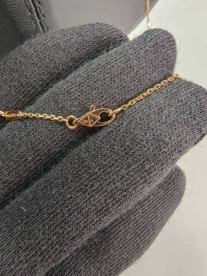 Van Cleef &amp; Arpels Sweet Alhambra Pendant Necklace with Carnelian, Reference Number: 10322