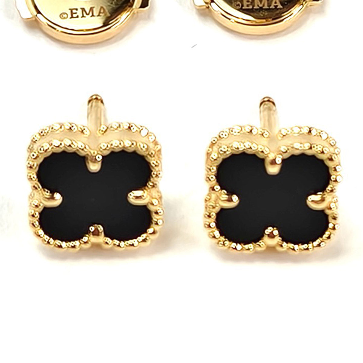 VanCleef & Arpels Van Cleef Sweet Alhambra Earrings Black Product number: 10911