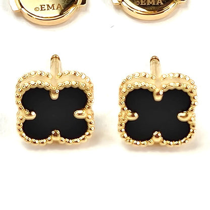 VanCleef & Arpels Van Cleef Sweet Alhambra Earrings Black Product number: 10911