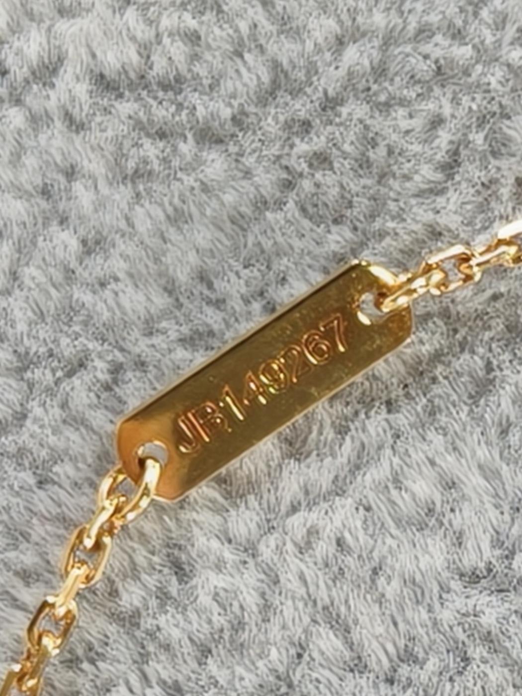 Van Cleef & Arpels ヴァンクリーフ ヴィンテージ アルハンブラ ネックレス ゴールド×ブラック 管理番号：11128