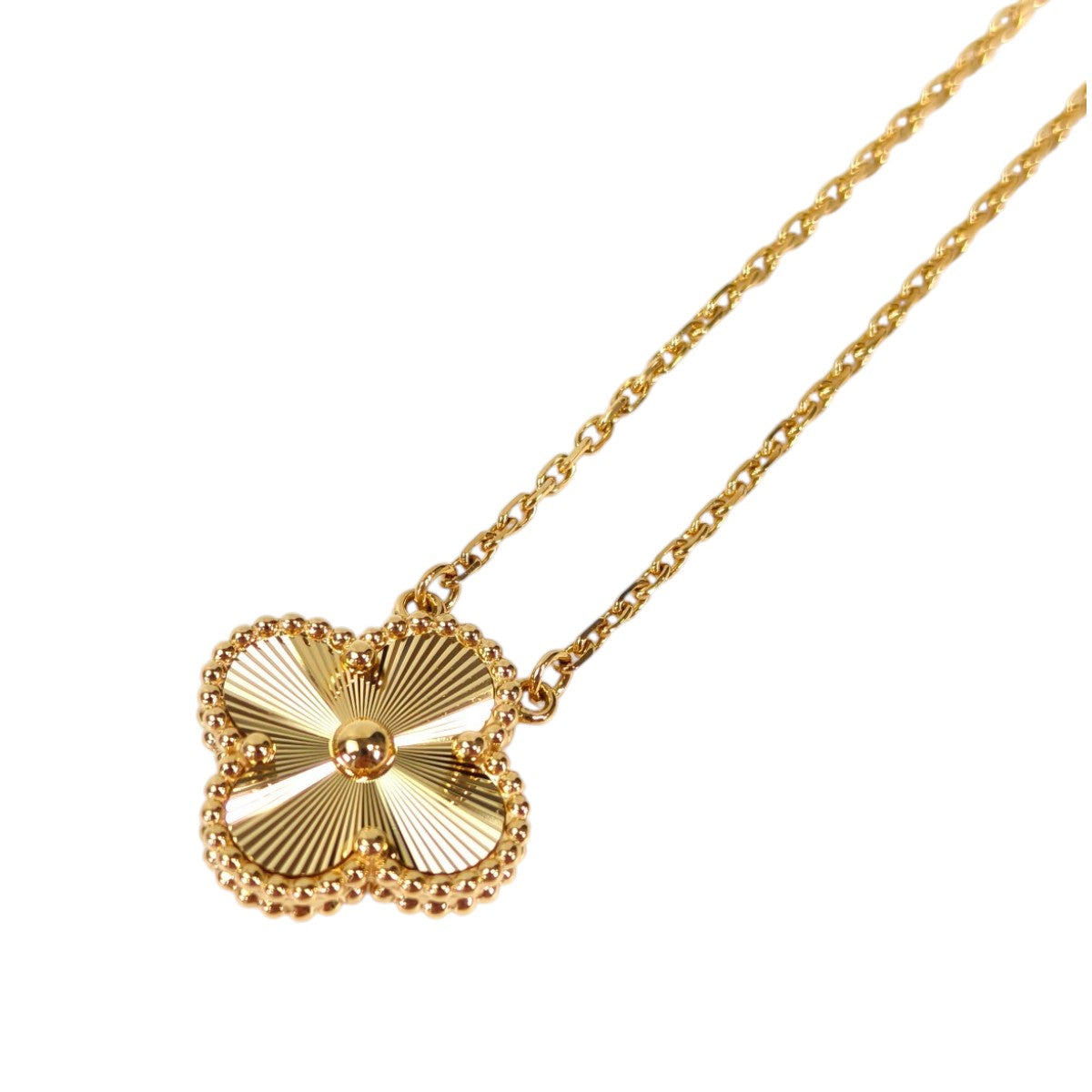 Van Cleef & Arpels Van Cleef Vintage Alhambra Pendant Necklace Gold Model Number: 11360