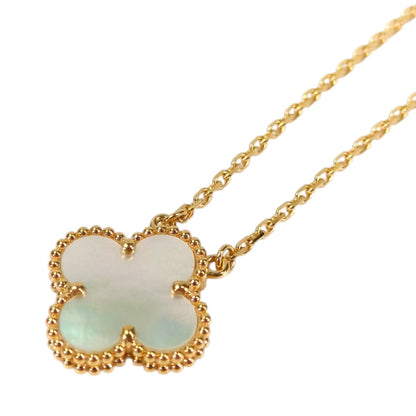 Van Cleef ＆ Arpels ヴァンクリーフ＆アーペル ヴィンテージ アルハンブラ シェル ネックレス ホワイト 管理番号：11371
