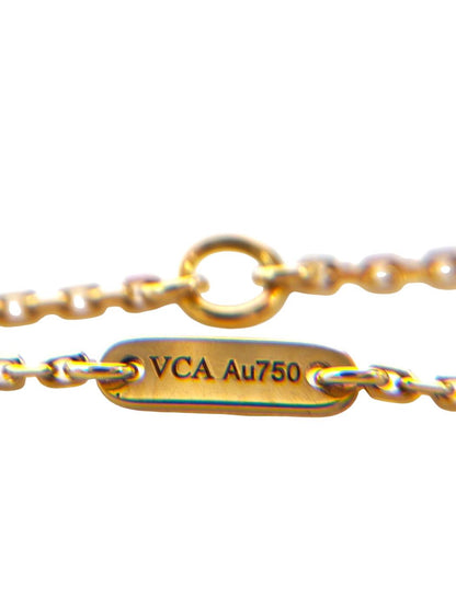 Van Cleef ＆ Arpels ヴァン クリーフ＆アーペル アルハンブラ ペンダント ネックレス ゴールド×ホワイト 管理番号：11395