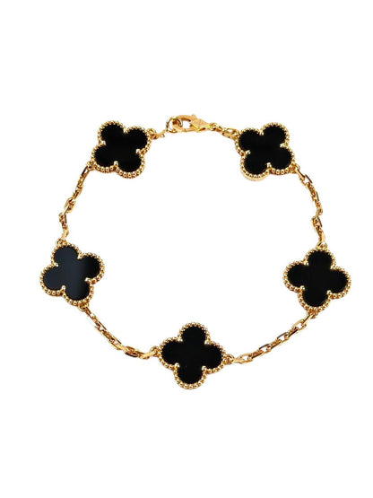 Van Cleef ＆ Arpels ヴァンクリーフ＆アーペル アルハンブラ ブレスレット ブラック 管理番号：11608