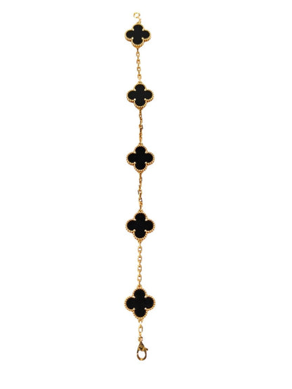 Van Cleef ＆ Arpels ヴァンクリーフ＆アーペル アルハンブラ ブレスレット ブラック 管理番号：11608