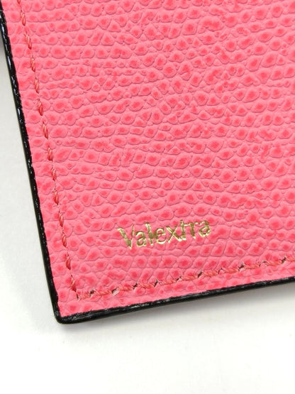 Valextra ヴァレクストラ ISIDE 三つ折り コンパクト 財布 ピンク 管理番号：11219
