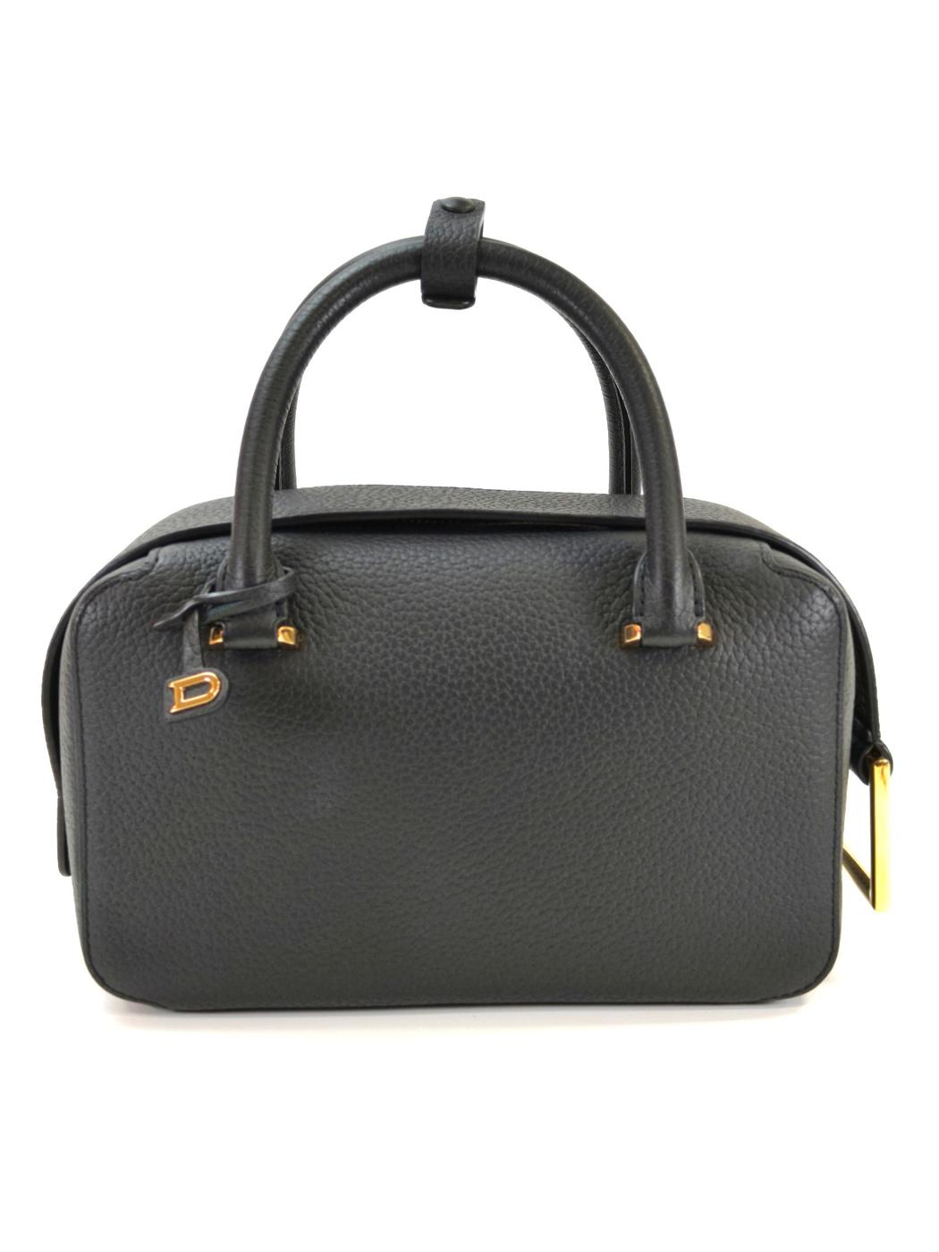 Delvaux Cool Box Mini 两用单肩包/手提包，黑色，参考编号：10502