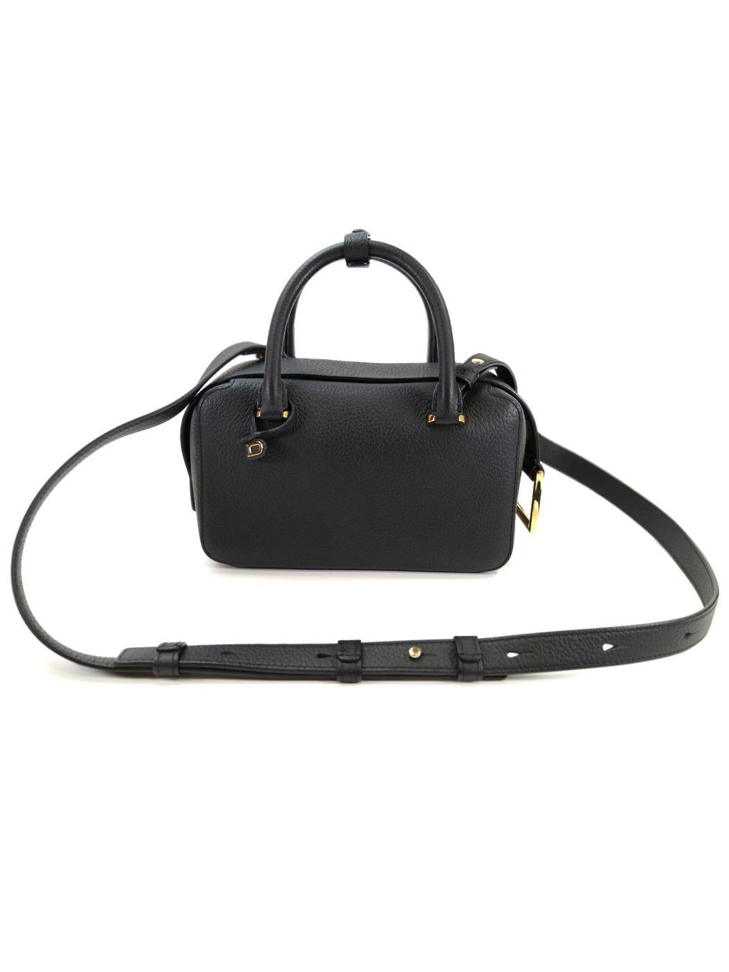 Delvaux Cool Box Mini 两用单肩包/手提包，黑色，参考编号：10502