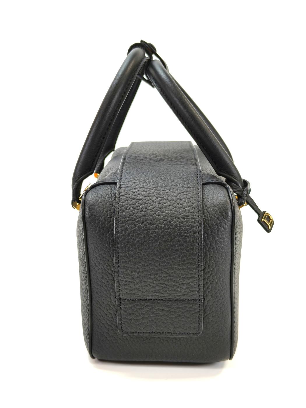 Delvaux Cool Box Mini 两用单肩包/手提包，黑色，参考编号：10502