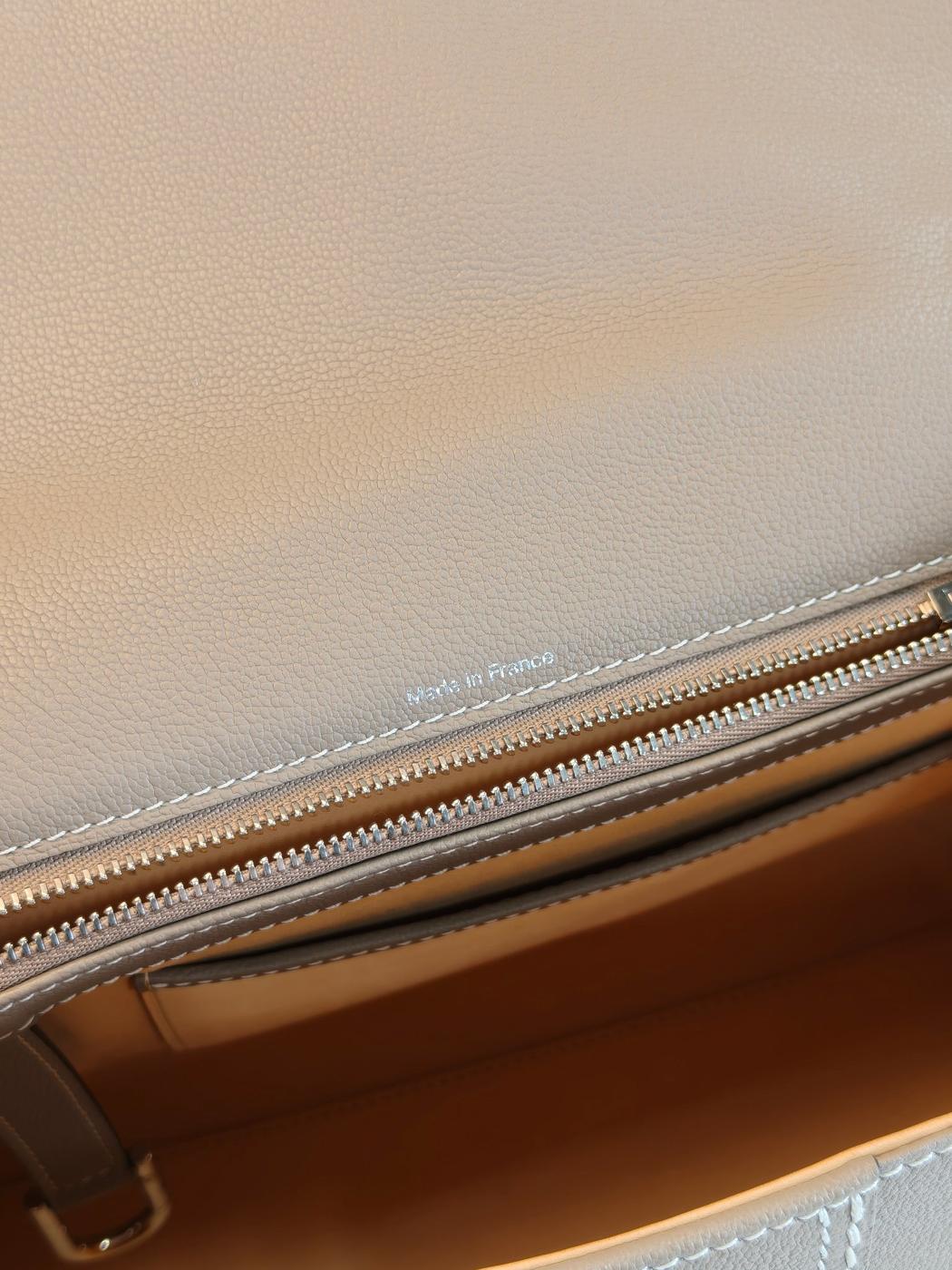 Delvaux 德尔沃 Brillant MM 两用手提包 斜挎包 灰色 商品编号：10767