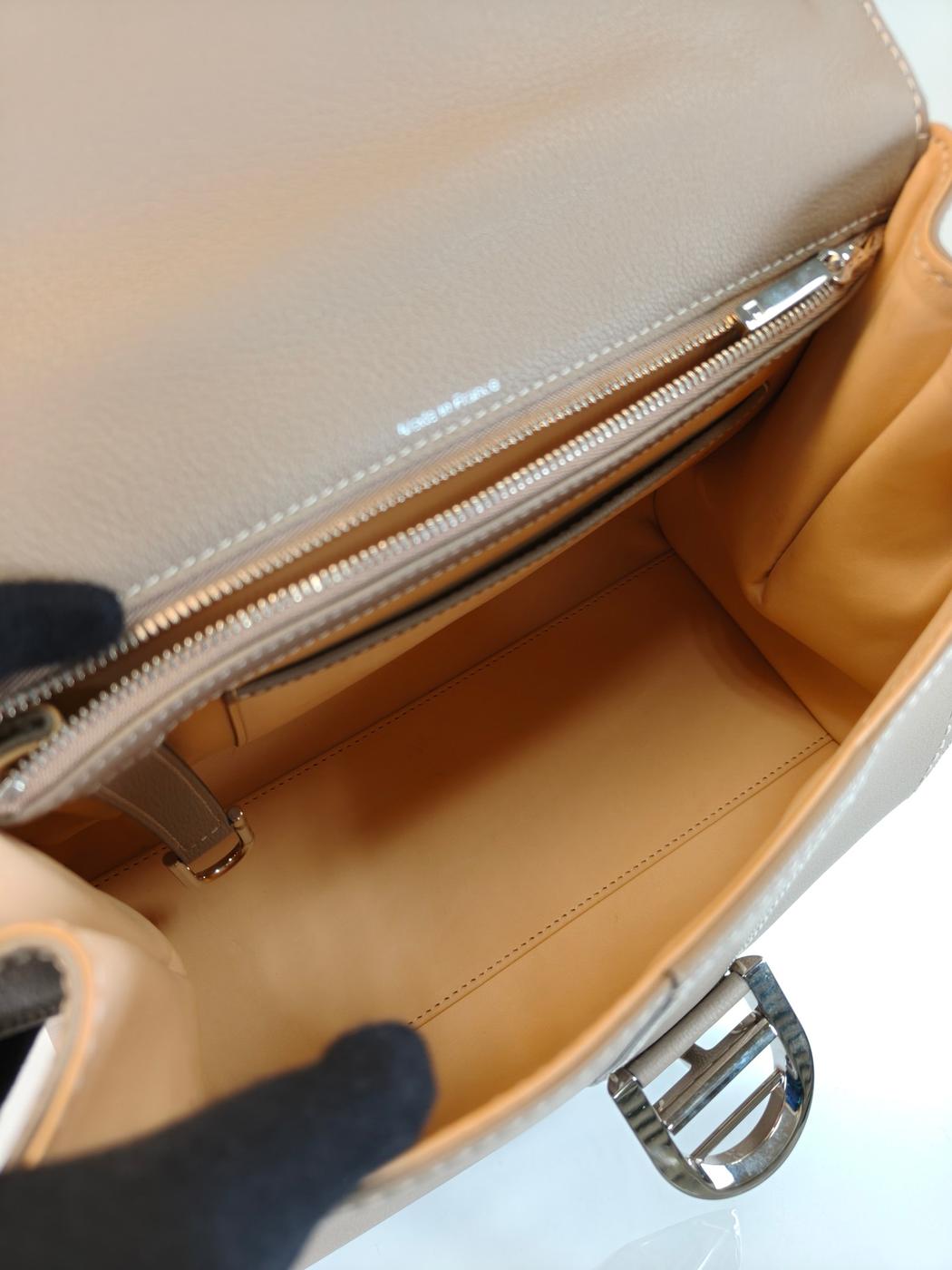 Delvaux 德尔沃 Brillant MM 两用手提包 斜挎包 灰色 商品编号：10767