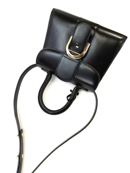 DELVAUX 德尔沃 Brillant Mini 2Way 手提包 斜挎包 黑色 管理编号：11026