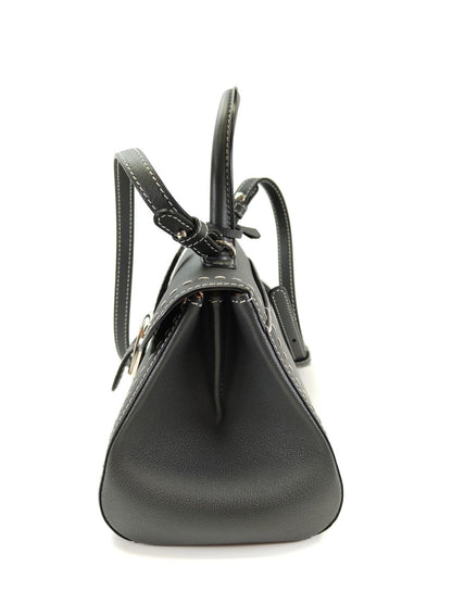 Delvaux デルヴォー ブリヨン イーストウエスト 2way ハンドバッグ ショルダーバッグ グレー 管理番号：11212