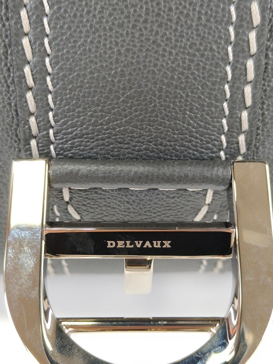 Delvaux デルヴォー ブリヨン イーストウエスト 2way ハンドバッグ ショルダーバッグ グレー 管理番号：11212