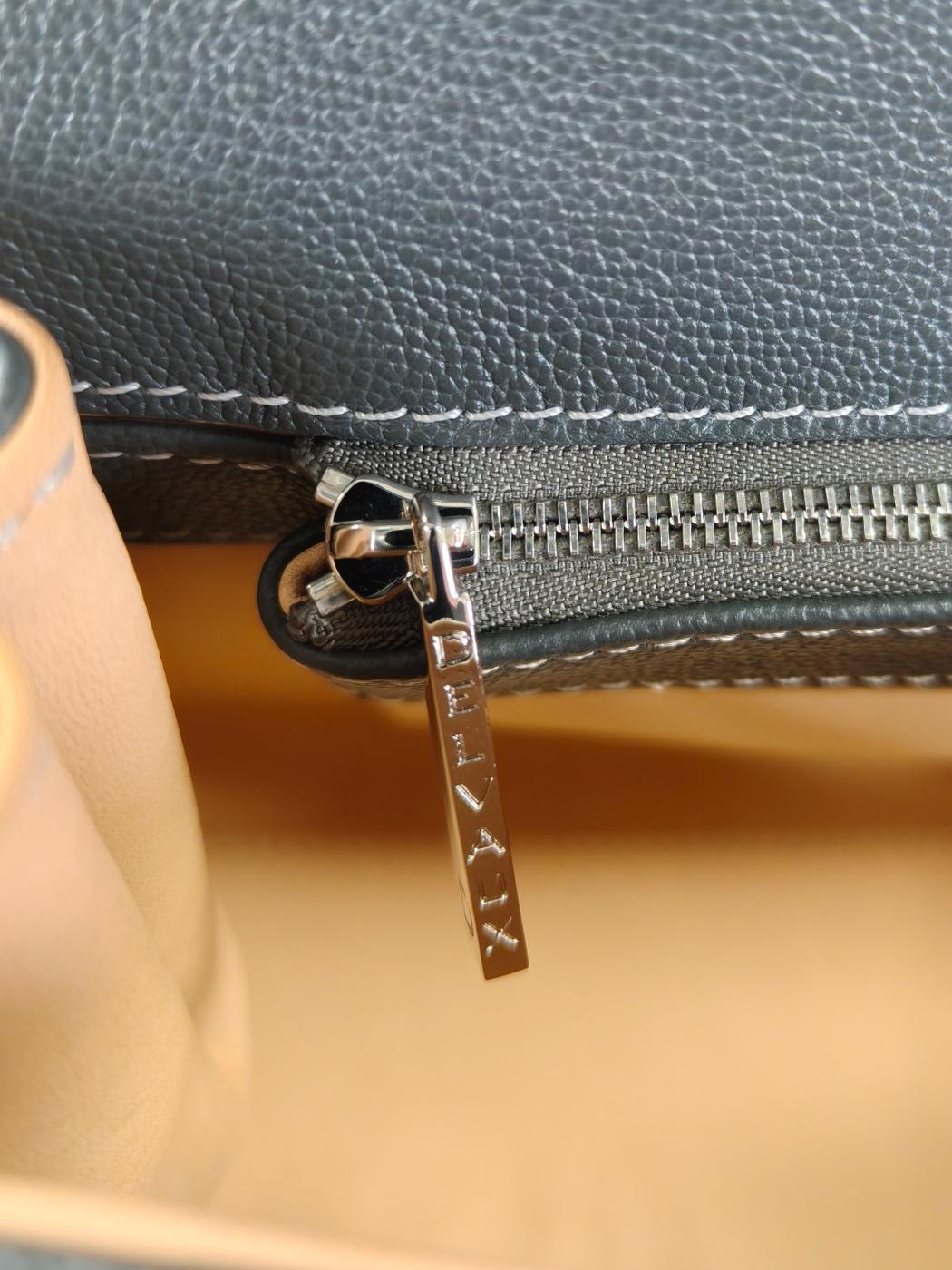 Delvaux デルヴォー ブリヨン イーストウエスト 2way ハンドバッグ ショルダーバッグ グレー 管理番号：11212