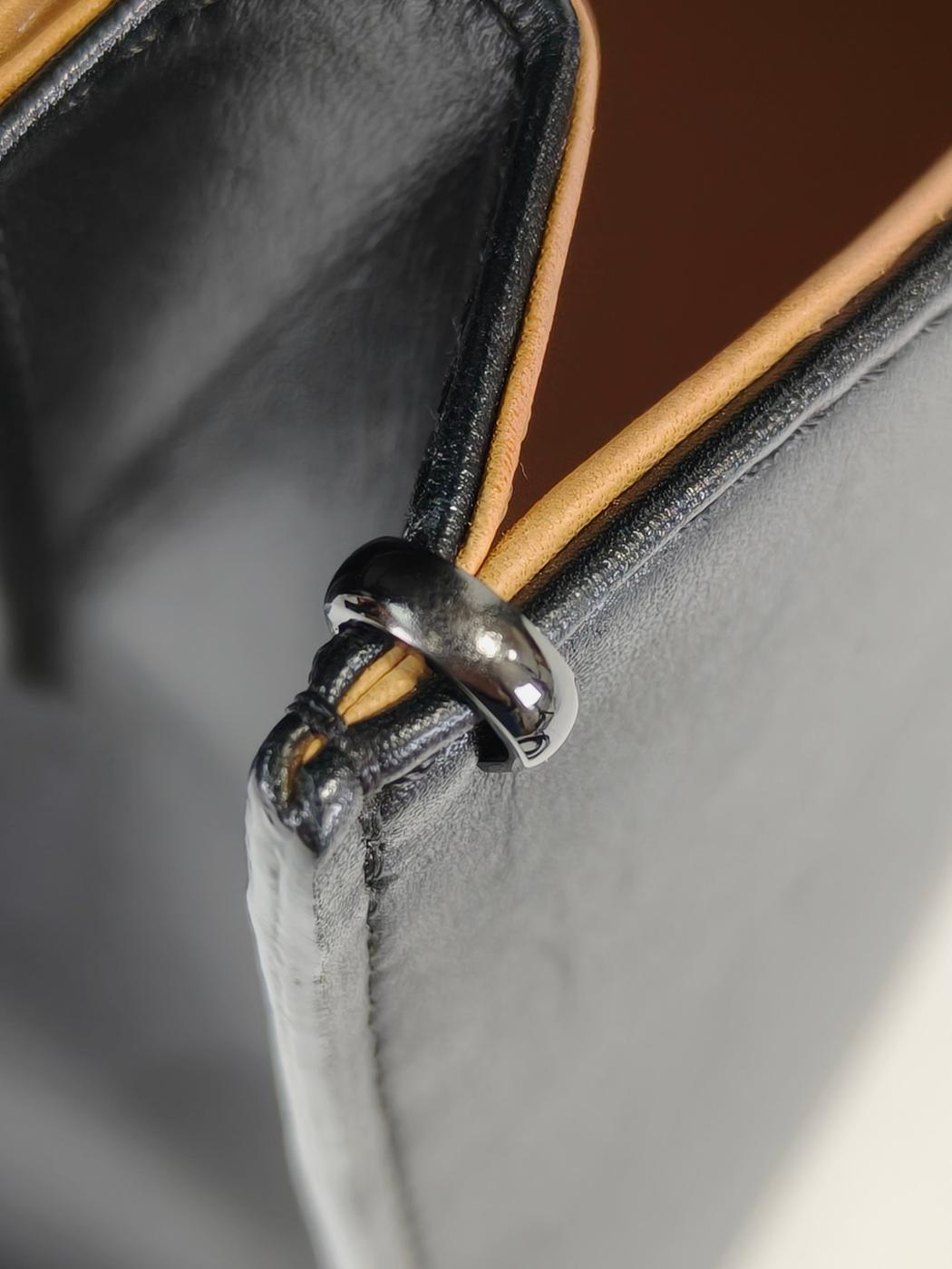 DELVAUX デルヴォー ブリヨン ミニ 2WAY スト付 ハンドバッグ ブラック 管理番号：11528