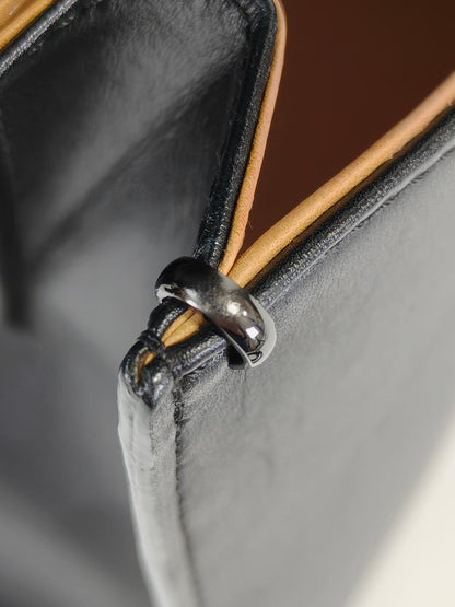 DELVAUX デルヴォー ブリヨン ミニ 2WAY スト付 ハンドバッグ ブラック 管理番号：11528
