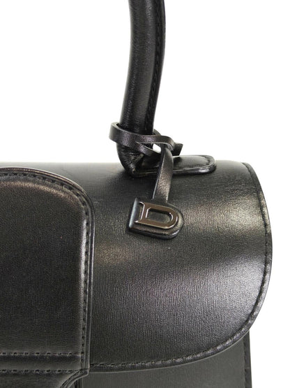 DELVAUX デルヴォー ブリヨン ミニ 2WAY スト付 ハンドバッグ ブラック 管理番号：11528