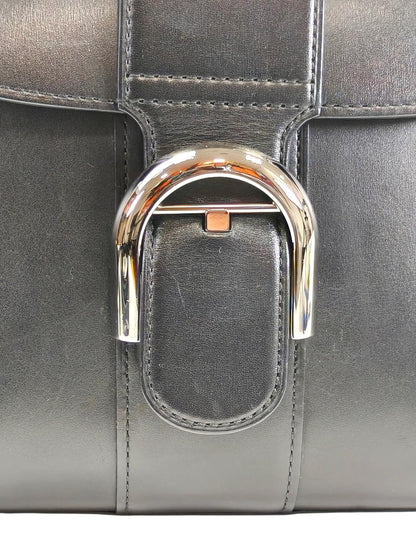 DELVAUX デルヴォー ブリヨン ミニ 2WAY スト付 ハンドバッグ ブラック 管理番号：11528
