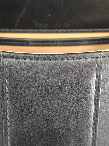 DELVAUX デルヴォー ブリヨン ミニ 2WAY スト付 ハンドバッグ ブラック 管理番号：11528