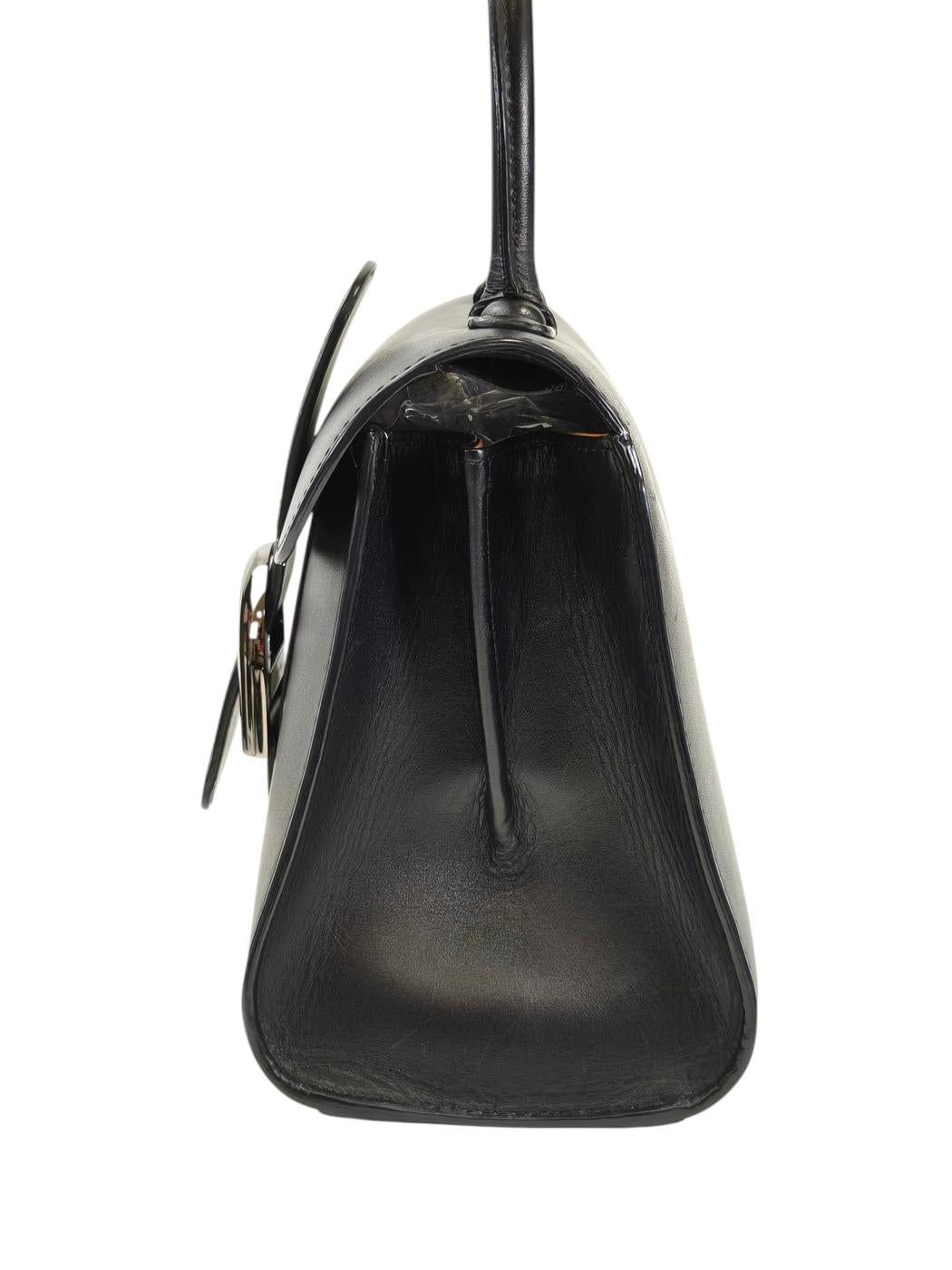 DELVAUX デルヴォー ブリヨン ミニ 2WAY スト付 ハンドバッグ ブラック 管理番号：11528