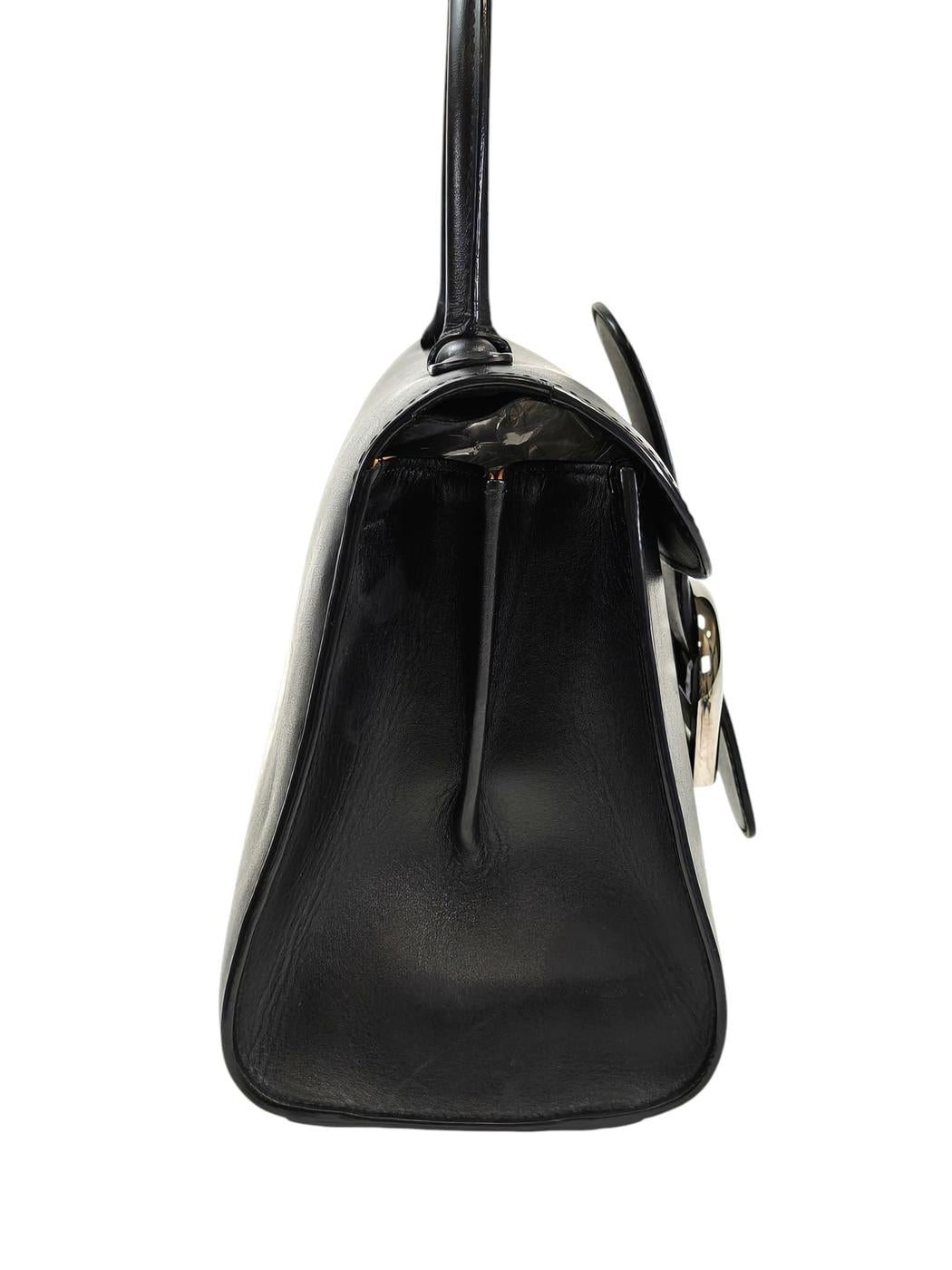 DELVAUX デルヴォー ブリヨン ミニ 2WAY スト付 ハンドバッグ ブラック 管理番号：11528