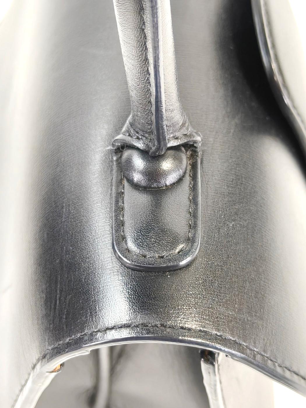DELVAUX デルヴォー ブリヨン ミニ 2WAY スト付 ハンドバッグ ブラック 管理番号：11528