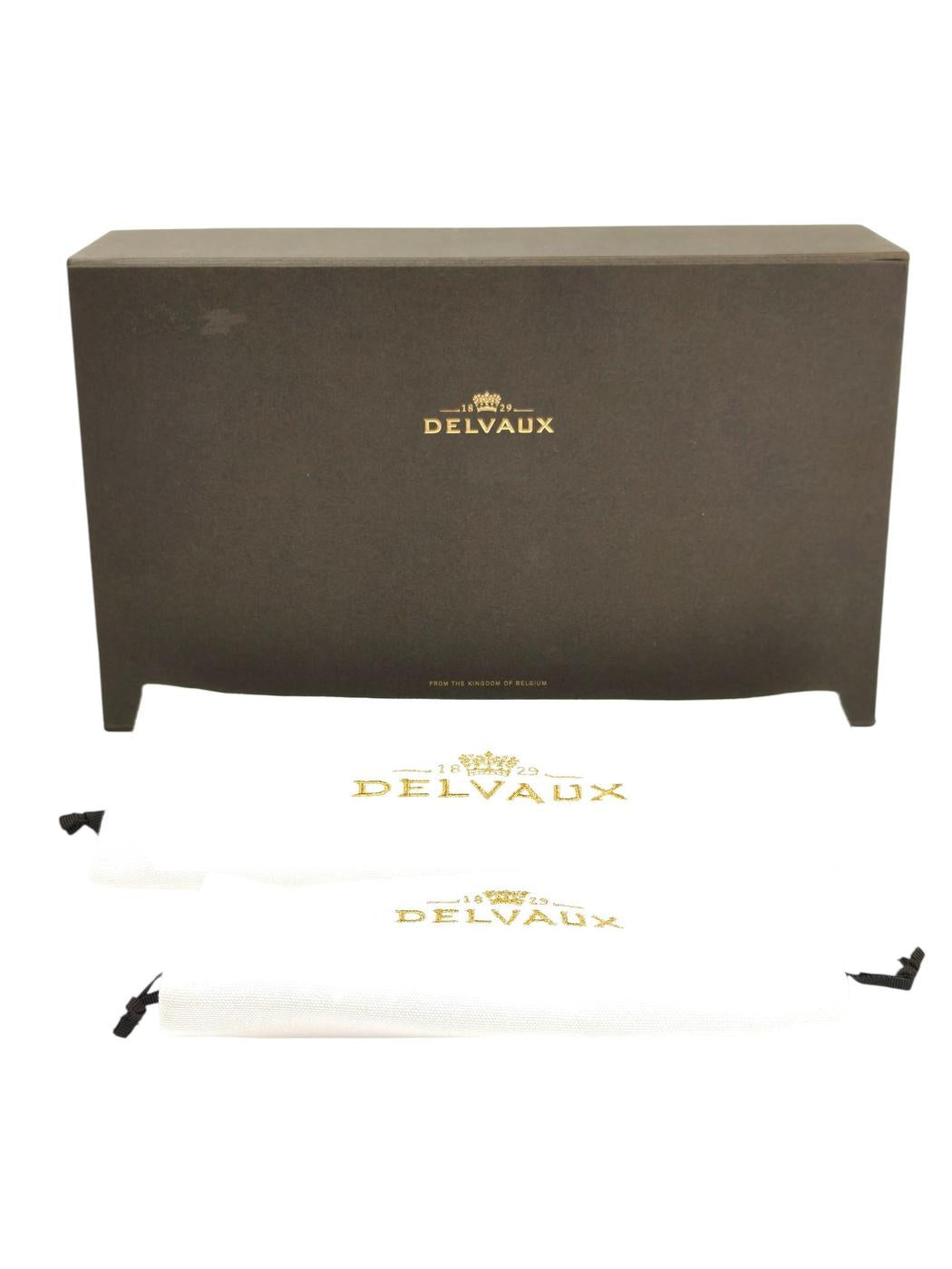 DELVAUX デルヴォー クールボックスナノ ストラップ付 ハンドバッグ ブラウン 管理番号：11635