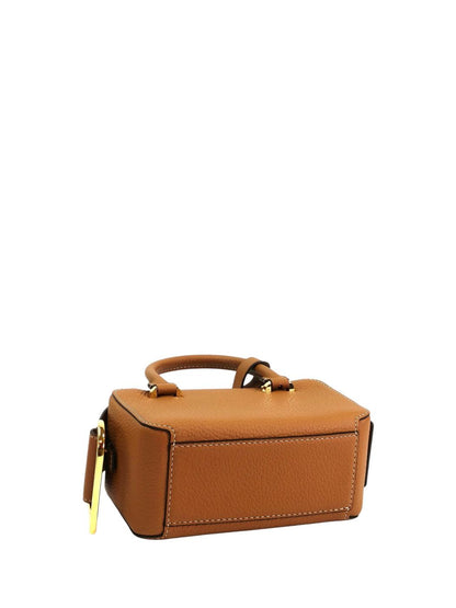DELVAUX デルヴォー クールボックスナノ ストラップ付 ハンドバッグ ブラウン 管理番号：11635